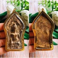 ราคา พระยอดขุนพลเสมาตัดชินเงิน กรุกำแพงเพชร เลี่ยมกรอบทองหุ้ม (17780186645)
