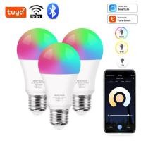 ราคา Tuya WiFi Bluetooth Smart Light Bulb RGB CCT E27 10W Dimmble หลอดไฟอัจฉริยะ ปรับสีได้ 16 ล้านสี หรี่ไฟได้ ไฟเปลี่ยนสี (24934465084)