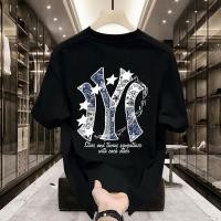 ราคา เสื้อยืดคอกลมผ้าเนียนนุ่ม ระบายอากาศดี สไตล์แฟชั่น เหมาะสำหรับทั้งชายและหญิง ใส่สบายในฤดูร้อน (55056786127)
