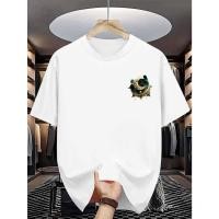 ราคา เสื้อยืดแขนสั้นสำหรับผู้ชาย ลายดอกไม้ดาวและพระจันทร์ทอง สวมใส่ได้ทั้งวัน กิจกรรมกลางแจ้ง สตรีทแวร์ และสไตล์ลำลอง (57154940246)