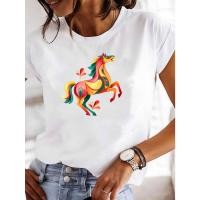 ราคา เสื้อยืดแขนสั้นสำหรับฤดูร้อน เหมาะสำหรับกิจกรรมกลางแจ้งทุกวัน สตรีทแวร์ และแฟชั่นลำลอง (49554780929)