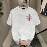 ราคา เสื้อยืดผู้ชายลายดอกกุหลาบ สีขาวและดำ ใส่สบายสำหรับฤดูร้อน (52707388193)