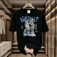 ราคา เสื้อยืดแขนสั้นลายหมีสไตล์ฮิปฮอป สวมใส่สบาย ทนทาน ระบายอากาศได้ดี มีให้เลือกทั้งสีขาวและดำ (47507430521)