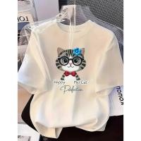 ราคา เสื้อยืดแขนสั้นผู้หญิง สำหรับฤดูร้อน สตรีทแวร์ และแฟชั่นลำลอง (52254898609)