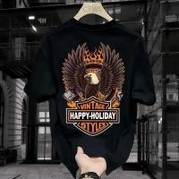 ราคา เสื้อยืดคอกลมผู้ชายลายอินทรียอดเท่ แขนสั้น ผ้าคุณภาพสูงระบายอากาศได้ดี ใส่สบายและเหมาะสมสำหรับฤดูร้อน (54507108658)