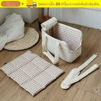 ราคา โธ่ กระเป๋าเป้สะพายหลังสัตว์เลี้ยง กระเป๋าใส่แมวระบายอากาศแบบผ้า กระเป๋าถือสัตว์เลี้ยงแบบพับได้ความจุขนาดใหญ่ (48706984570)