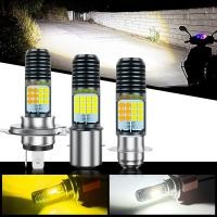 ราคา 1PC H4 H6 BA20D LED ไฟหน้ารถจักรยานยนต์หลอดไฟสองสีรถจักรยานยนต์ด้านหน้าสกู๊ตเตอร์ P15D mio125 Hight สีเหลืองต่ําสีขาว Hi Lo รถอุปกรณ์เสริม (28340556695)