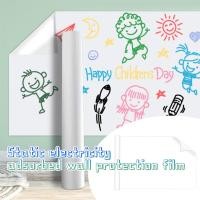 ราคา จัดส่งใน24ซม กระดานไวท์บอร์ดแปะติดผนัง 90CM 2M แบบไฟฟ้าสถิต ไวท์บอร์ดติดผนัง ติดตั้งง่าย พร้อมปากกา อุปกรณ์สำนักงาน (41724262084)