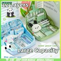 ราคา จัดส่งใน24ซม กระเป๋าดินสอ 12ชั้น กระเป๋าเครื่องเขียน กันน้ำ สำหรับนักเรียน โรงเรียน ซองใส่เครื่องสำอางค์ (28533123521)