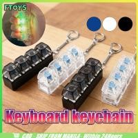 ราคา จัดส่งใน24ชม พวงกุญแจคีย์บอร์ดมีไฟ keycap keyboard ปุ่มกด คลายเครียด ของเล่นคีย์บอร์ดนิ้ว (48657366565)