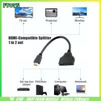 ราคา จัดส่งใน24ซม อะแดปเตอร์แปลงสายเคเบิ้ล HDMI 1 ออก 2 ขนาด30ซม HDMI Full HD 1080P สายต่อ (27116503662)