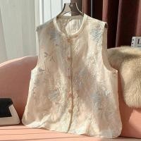 ราคา เสื้อกั๊กสไตล์จีนใหม่ ลายปักลูกไม้ เกรดพรีเมียมสำหรับงานแฟชั่น (49258075454)