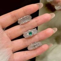 ราคา ส925 เงินน้ําแข็งสูงสีขาว โมรา แหวนแหวนหนึ่งสไตล์สองสวมใส่น้ําแข็งโปร่งใสแหวนฝังแหวนอาเกตน้ําแข็งสายพันธุ์สาว (29836043685)