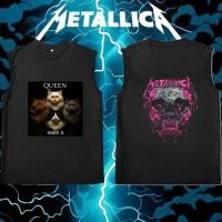 ราคา เสื้อกล้าม Rock Royalty Cats ลายแมวร็อค Queen Meow Majesty Metallica Kitty Riffs ผ้าฝ้าย100 สำหรับทุกเพศ S 3XL (55258204117)