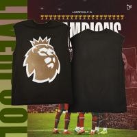 ราคา เสื้อตัวเต็มรูปแบบธีมลิเวอร์พูล ชาย วัสดุฝ้ายบริสุทธิ์ ไม่มีแขน กระโปรงหลังสบาย เฟื่องบอล ขนาด S 3XL (54057666224)