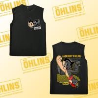 ราคา เสื้อกั๊กลายมอเตอร์ไซค์ OHLINS x ASTROBOY สำหรับผู้ชายฤดูร้อน มีไซส์ S 3XL ผ้าฝ้ายแท้ 100 แฟชั่นทันสมัยสวยงาม (47257466648)