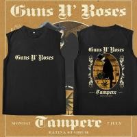 ราคา เสื้อไม่มีแขน Guns N Roses Tampere Tour ดนตรีร็อกฮาร์ดร็อก ผ้าฝ้าย 100 สวมใส่ทั้งชายหญิง S 3XL (46858799594)