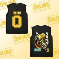 ราคา เสื้อกั๊กแขนสั้นธีมมอเตอร์ไซค์ Ohlins Racing Herex สำหรับผู้ชายฤดูร้อน ผ้าฝ้าย 100 มีไซส์ S 3XL ทันสมัย (45207462028)