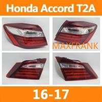ราคา ไฟท้าย ไฟเบรก ไฟสัญญาณเตือน LED สําหรับ Honda Accord T2A 2016 2017 G9 5 เสื้อ ไฟท้าย ไฟท้าย แต่ง ไฟท้ายไฟเบรค ไฟเลี้ยว Taillamp Taillight ไฟท้าย พร้อมทับทิม ไฟท้ายกันชนหลังสําหรับ ทับทิมในฝาท้ายไฟท้าย