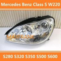 ราคา สําหรับmercedes Benz Class S W220 S280 S320 S350 S500 S600 HEADLAMP HEADLIGHTเลนส์หัวโคมไฟด้านหน้าไฟหน้าฝาครอบ (28620298695)