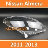ราคา เลนส์ไฟหน้า Nissan Almera ฝาครอบเลนส์ไฟหน้า กรอบเลนส์ไฟหน้า ปี 2011 2013 headlamp cover headlight lens cover พลาสติกครอบเลนส์ไฟหน้า (9590401495)