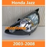 ราคา ไฟหน้ารถยนต์ สําหรับ Honda Jazz GD1 GD3 GD 2003 2008 NO XENON ไฟหน้า ไฟหน้าโปรเจคเตอร์ไฟหน้าแต่ง โคมไฟหน้า Headlamp Headlight ไฟหน้า โปรเจค เตอร์ (22576637392)