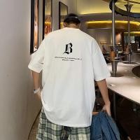 ราคา เสื้อยืดผู้ชายแขนสั้นสไตล์ญี่ปุ่น ทำจากผ้าฝ้ายแท้ สำหรับวันสบายๆ (56658182347)