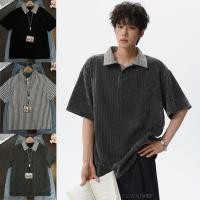 ราคา เสื้อโปโลผู้ชายแขนสั้น อี้ปินยูยู ลายตารางหมากรุก คุณภาพสูง (51658176270)
