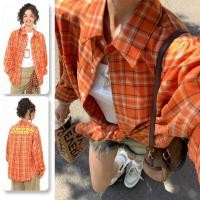 ราคา เสื้อเชิ้ตแขนยาวลายตารางหมากรุก สไตล์ญี่ปุ่นฮาราจูกุ (49705915232)