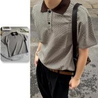 ราคา เสื้อโปโลผู้ชายแขนสั้น สไตล์ญี่ปุ่น Harajuku ระดับไฮเอนด์ (49305790483)