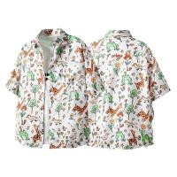 ราคา เสื้อเชิ้ตผู้ชายแขนสั้น สไตล์อเมริกันฮาวายจากญี่ปุ่น ย้อนยุคและสวมใส่ได้อย่างมีสไตล์ (41679814782)