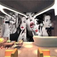 ราคา สติกเกอร์วอลเปเปอร์ 3D สไตล์เรโทร สําหรับติดตกแต่งผนัง ร้านเสริมสวย ห้องนอน ห้องนั่งเล่น ร้านแต่งหน้า (22829988820)