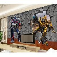 ราคา วอลเปเปอร์ติดผนัง รูปหุ่นยนต์ 3d 3d สําหรับห้องนั่งเล่น โซฟา ทีวี (24408856895)