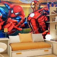 ราคา วอลล์เปเปอร์ ลายการ์ตูนไอรอนแมน สไปเดอร์แมน 3D สําหรับเด็ก 39 s วอลล์เปเปอร์ติดผนัง สําหรับห้องนั่งเล่น โซฟา (17926637098)