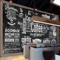 ราคา สติกเกอร์วอลเปเปอร์ ลายกราฟฟิตี้กาแฟ สไตล์เรโทร สําหรับติดตกแต่งผนังบ้าน ร้านอาหาร คาเฟ่ บาร์ (17613983839)
