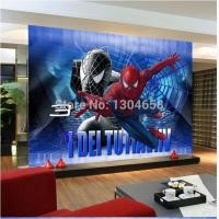 ราคา วอลเปเปอร์ติดผนังห้องนอนเด็กลายการ์ตูน 3D animation Spiderman (8469296192)