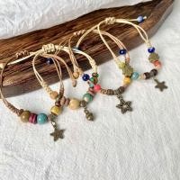 ราคา สร้อยข้อมือเซรามิค ถักมือ ลายผีเสื้อ มงคล สไตล์จีน (56258464528)