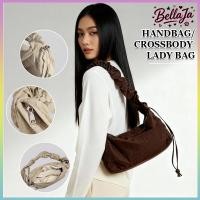 ราคา จัดส่งจากประเทศไทย กระเป๋าผ้าสะพายไหล่ผ้าไนล่อนลายยู๋ยี่ ด้านหน้ามี1ช่องใส่ของ ปรับสายย่นสะพายข้างได้ (53802206009)