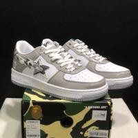 ราคา Bape Sta รองเท้ากีฬาลําลองตัดต่ําที่ทนต่อการสึกหรอและสะดวกสบาย ลายพรางสีเทา (48953999517)