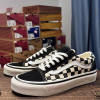 ราคา Vans Old Skool 36 DX รองเท้าลําลองลายตารางหมากรุกสีดําและสีขาว (53658514999)