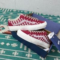 ราคา Vans Old Skool 36 รองเท้าบอร์ดลําลองตัดต่ําทอสีแดง (50856765809)