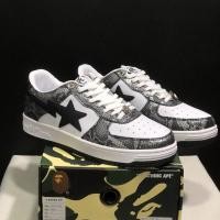 ราคา Bape Sta รองเท้าบอร์ดลําลองตัดต่ําที่ทนต่อการสึกหรอและสะดวกสบาย Color Serpentine (46354109519)
