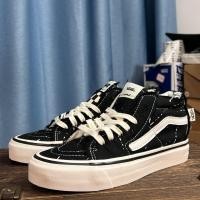 ราคา Vans INVINCIBLE SK8 Off The Rhyme รองเท้าบอร์ดลําลองคุณภาพสูงสีดําและสีขาว (46157076097)