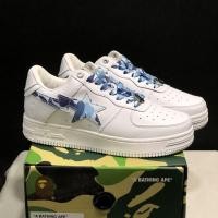 ราคา Bape Sta รองเท้ากีฬาลําลองตัดต่ําที่ทนต่อการสึกหรอและสะดวกสบาย ลายพรางสีน้ําเงิน (46153000720)