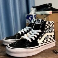 ราคา VANS รถตู้ สค8 กระดานหมากรุกสีดําและสีขาวสูงด้านบนรองเท้ากระดานลําลอง (42029240230)