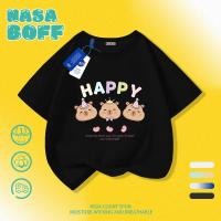 ราคา จัดส่งจากกรุงเทพฯ เสื้อยืดผ้าฝ้ายสำหรับเด็ก NASA สีดำ ลายคาปิบาร่า สำหรับเด็กอายุ 3 16 ปี ทั้งเด็กผู้ชายและเด็กผู้หญิง (56658727185)