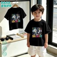 ราคา เสื้อยืดเด็กผ้าฝ้ายสีดำ NASA ลาย sixseven แฟชั่นฮิต สำหรับเด็กอายุ 3 16 ปี ผู้ชาย ผู้หญิง ใส่คู่ได้ทุกชุด (50406575734)