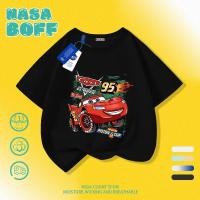ราคา จัดส่งจากกรุงเทพฯ เสื้อยืดผ้าฝ้ายสำหรับเด็ก NASA สีดำ ลายรถแข่งสุดเท่ สำหรับเด็กอายุ 3 16 ปี ทั้งเด็กผู้ชายและเด็กผู้ห (40729531453)