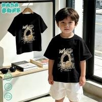 ราคา จัดส่งวันเดียวกัน เสื้อยืดผ้าฝ้ายเด็ก NASA สีดำ แขนสั้น ลายหูฟังเพลงสุดเทรนด์ อายุ 3 16 ปี เสื้อยืดแขนสั้นลำลองสำหรับเด (44178955941)