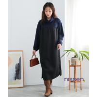 ราคา Direct from Japan Nissen เดรสคอเต่าสลับวัสดุ ไซส์ใหญ่ พรางหุ่น หน้าเรียว ใส่สบาย สไตล์หรูหรา Nissen Japan เดรสแฟชั่นหญิง สำหรับวันสบายๆ เดรสพลัสไซส์ใส่ทำงาน เดรสญี่ปุ่นสวยๆ (56802391475)